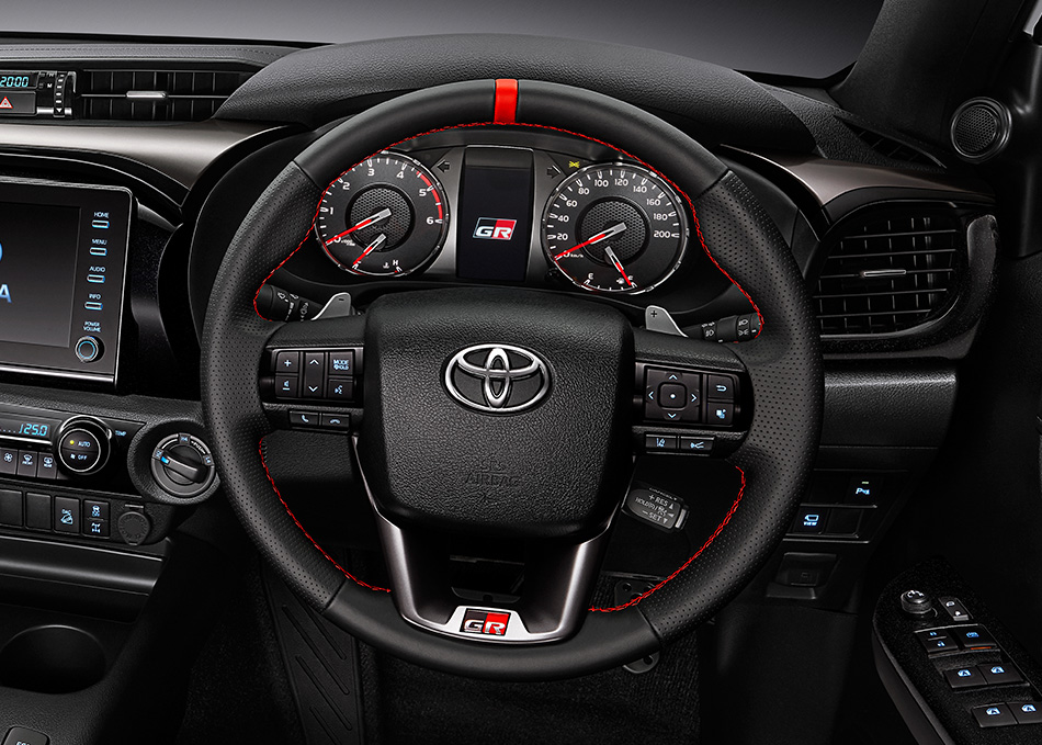 4-way adjustable steering wheel