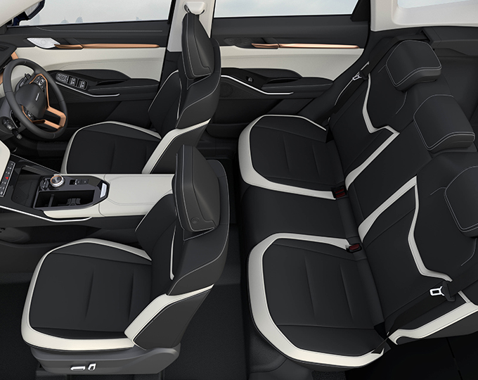 2 Tones leather seat